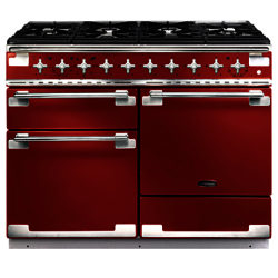 Rangemaster Elise 110 Dual Fuel Range Cooker Cherry Red